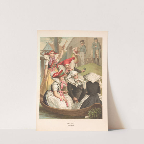 Deutsche Volkstrachten Pl.12 (1870) by Albert Kretschmer