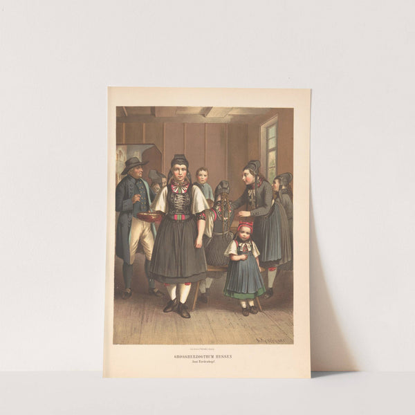 Deutsche Volkstrachten Pl.21 (1870) by Albert Kretschmer