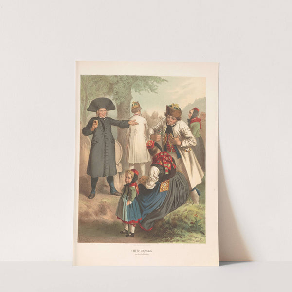 Deutsche Volkstrachten Pl.24 (1870) by Albert Kretschmer