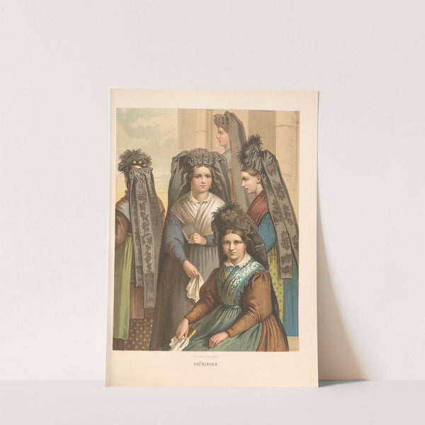 Deutsche Volkstrachten Pl.26 (1870) by Albert Kretschmer