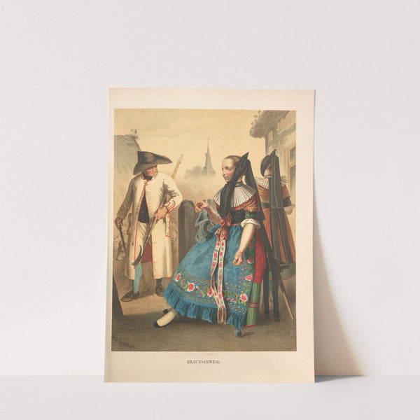 Deutsche Volkstrachten Pl.31 (1870) by Albert Kretschmer