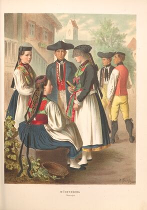 Deutsche Volkstrachten Pl.42 (1870)