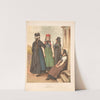 Deutsche Volkstrachten Pl.51 (1870) by Albert Kretschmer