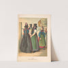 Deutsche Volkstrachten Pl.52 (1870) by Albert Kretschmer