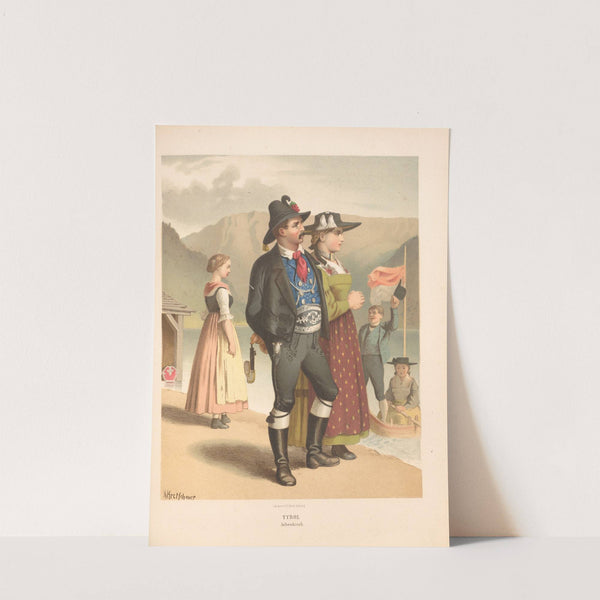 Deutsche Volkstrachten Pl.66 (1870) by Albert Kretschmer