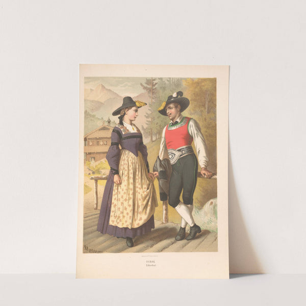 Deutsche Volkstrachten Pl.68 (1870) by Albert Kretschmer