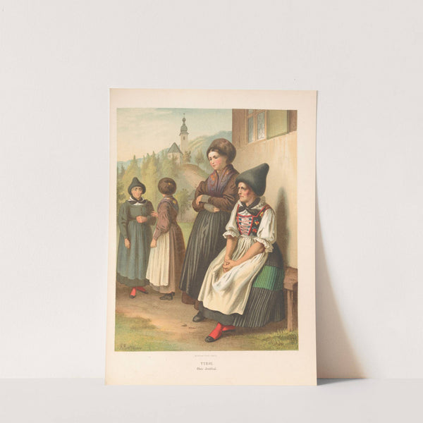 Deutsche Volkstrachten Pl.70 (1870) by Albert Kretschmer