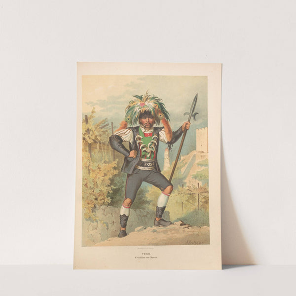 Deutsche Volkstrachten Pl.76 (1870) by Albert Kretschmer