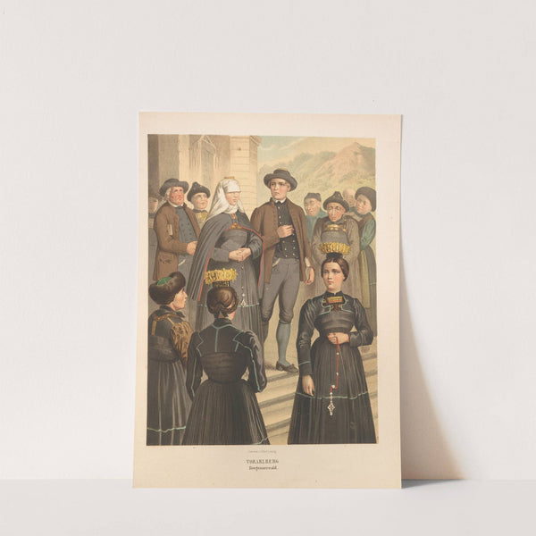 Deutsche Volkstrachten Pl.79 (1870) by Albert Kretschmer