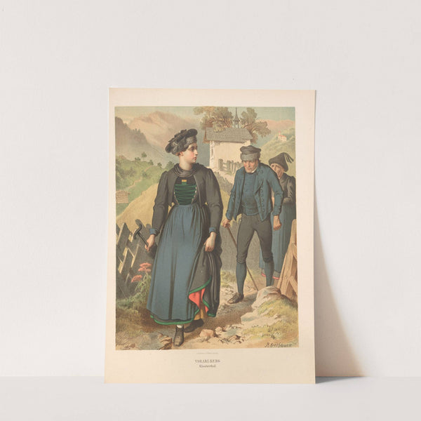 Deutsche Volkstrachten Pl.80 (1870) by Albert Kretschmer