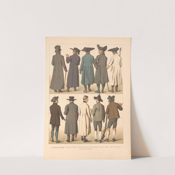 Deutsche Volkstrachten Pl.87 (1870) by Albert Kretschmer