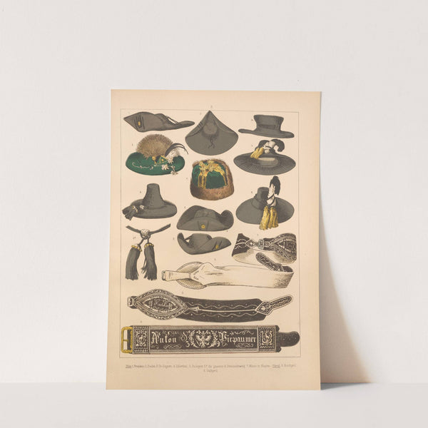 Deutsche Volkstrachten Pl.89 (1870) by Albert Kretschmer