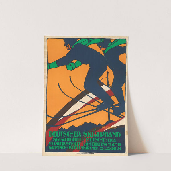 Deutscher Skiverband. Ski-Wettläufe München 1914 (1914) by J. Hudecek