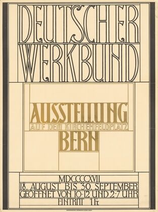 Deutscher Werkbund – Ausstellung Bern (1917)