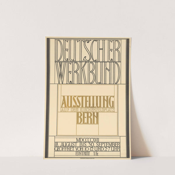 Deutscher Werkbund – Ausstellung Bern (1917) by Peter Behrens