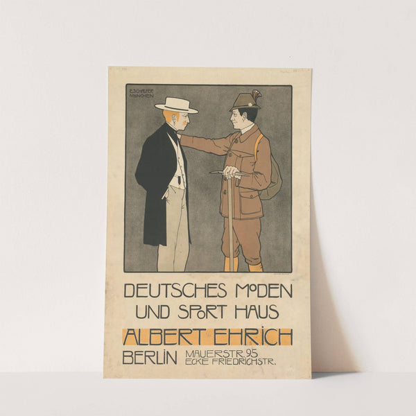 Deutsches Moden und Sporthaus Albert Ehrich Berlin (1903) by Edmund Schaefer