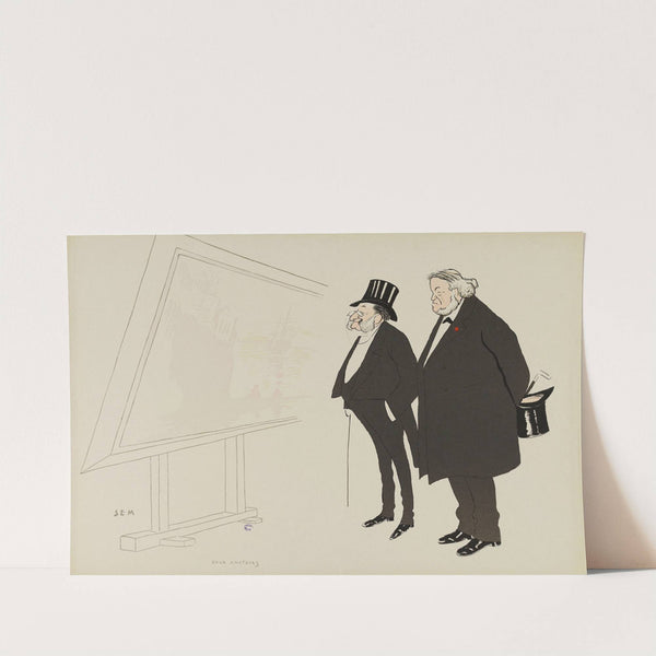 Deux amateurs (1904) by Georges Goursat (Sem)