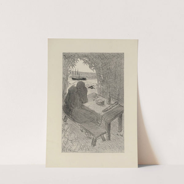 Deux amoureux au bord de l’eau (1895) by Henri-Gabriel Ibels