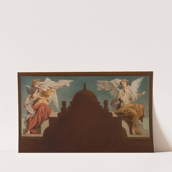 Deux anges assis (1874) by Paul-Félix Guerie