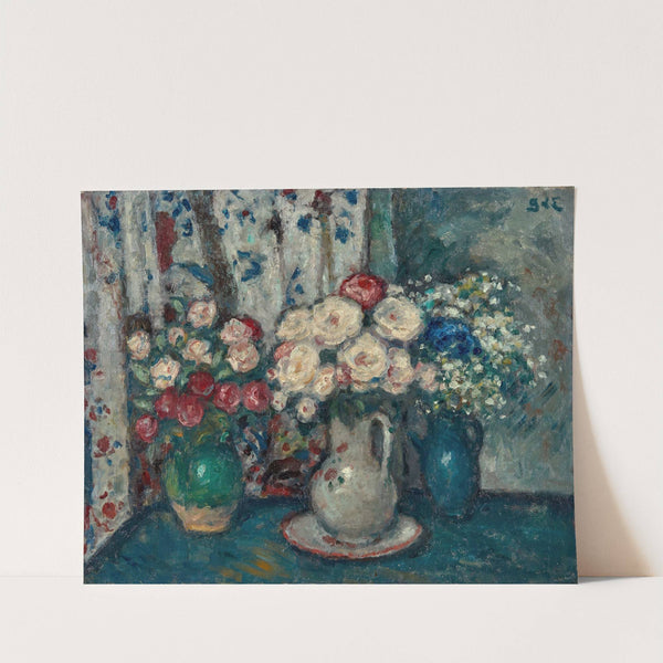 Deux bouquets de roses by Georges d'Espagnat