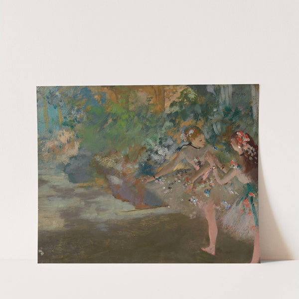 Deux danseuses sur la scène (circa 1880) by Edgar Degas