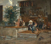 Deux enfants devant l’échoppe (1887)