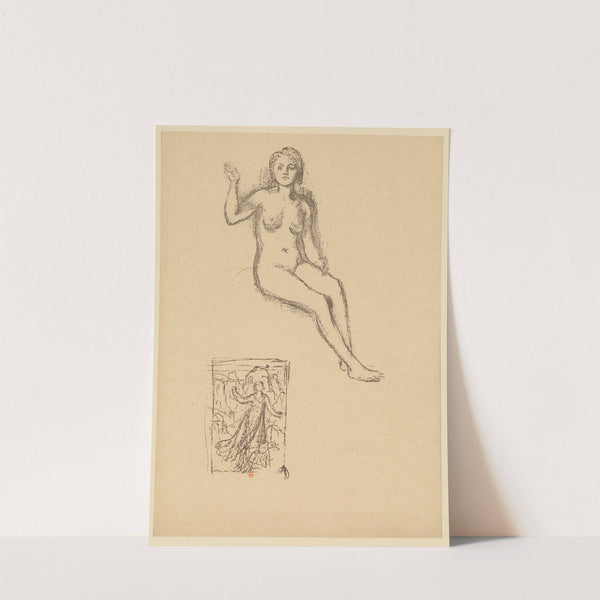 Deux études de femmes (1890s) by Pierre Puvis de Chavannes