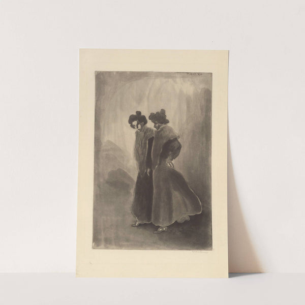 Deux femmes (1902) by Théophile Alexandre Steinlen