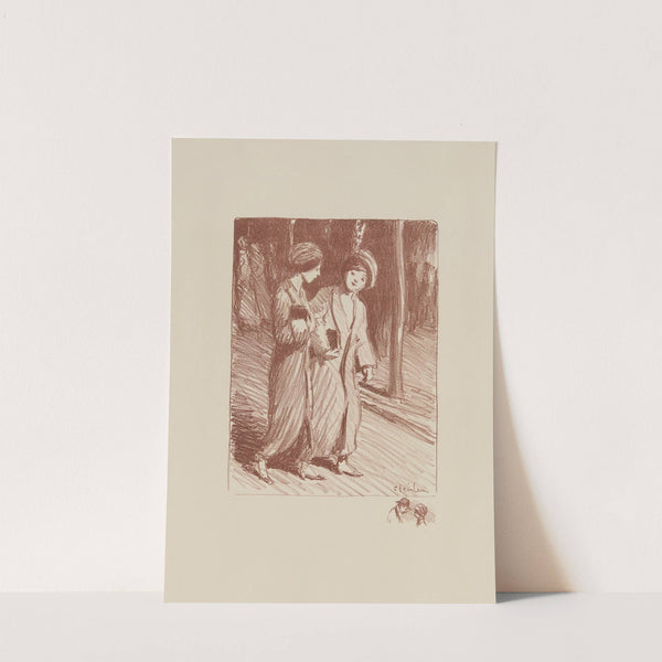 Deux femmes dans la rue (1913) by Théophile Alexandre Steinlen