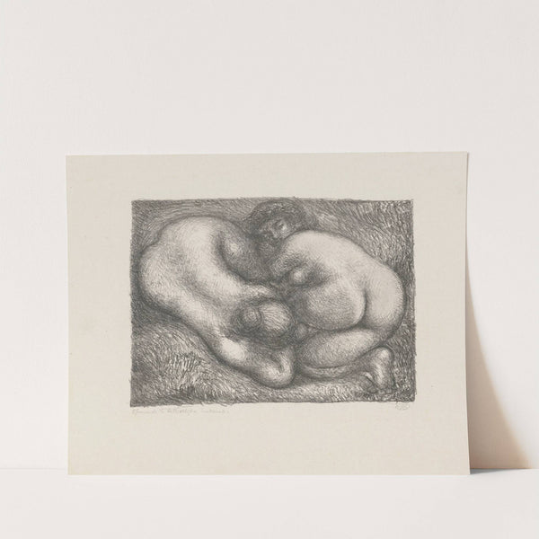 Deux Femmes dans l’herbe by Aristide Maillol
