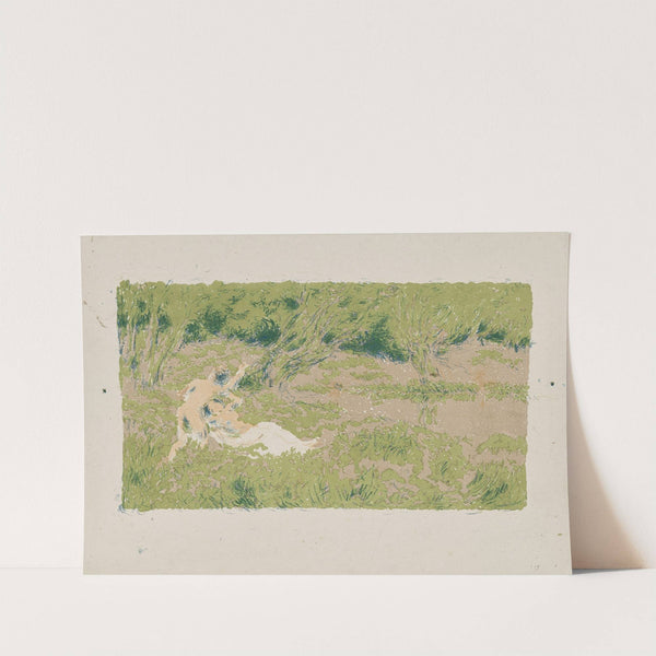 Deux femmes dans un paysage (1900) by Ker-Xavier Roussel