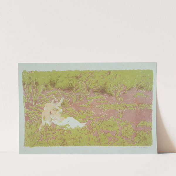 Deux femmes dans un paysage (1900) by Ker-Xavier Roussel