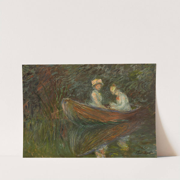Deux femmes en barque (1887) by Claude Monet