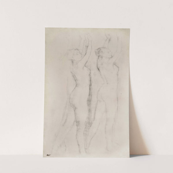 Deux femmes nues, les bras levés (circa 1898-1900) by Edgar Degas