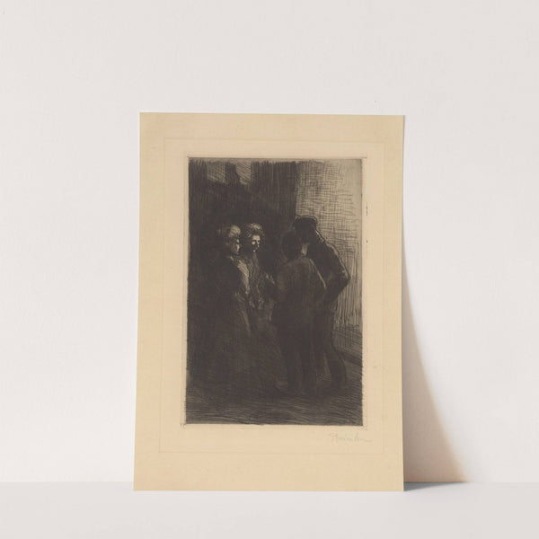 Deux gigolettes et deux gigolos (1898) by Théophile Alexandre Steinlen