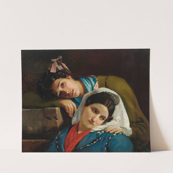 Deux italiennes (1821) by François-Joseph Navez