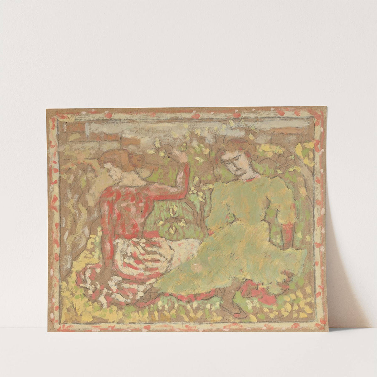 Deux Jeunes Femmes dans un verger (1900) by Aristide Maillol