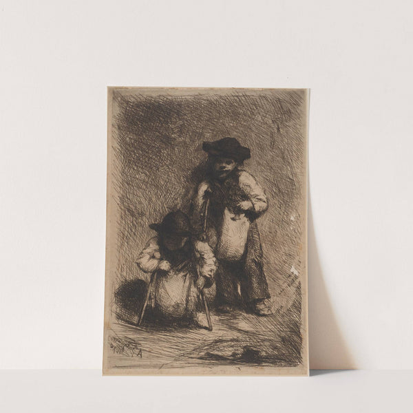 Deux jeunes infirmes mendiants (1891) by Alexandre Falguière