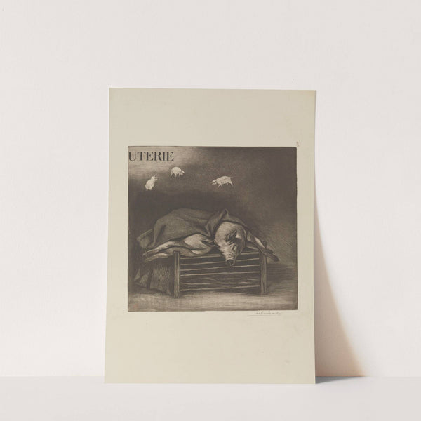 Deux martyrs, Honfleur by Henri-Charles Guérard