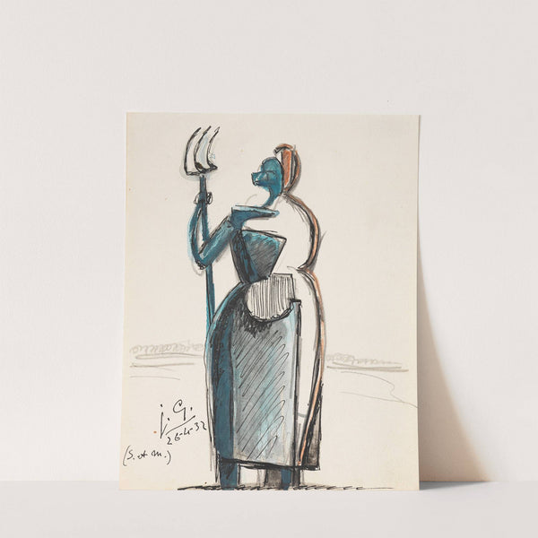 Deux Paysannes à la Fourche N° 5 (1932) by Julio González