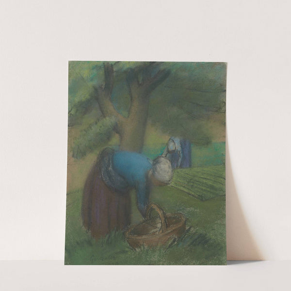 Deux paysannes au verger (Two peasants in the orchard) by Julio González Pola