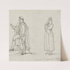 Deux personnages des Appenins (Florence) by René Marjolin