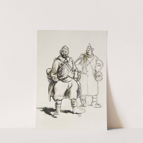 Deux poilus (1917-1918) by Georges Goursat (Sem)