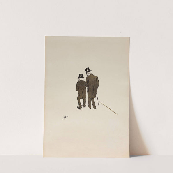 Deux vieux abonnés de l’Opéra (1901) by Georges Goursat (Sem)