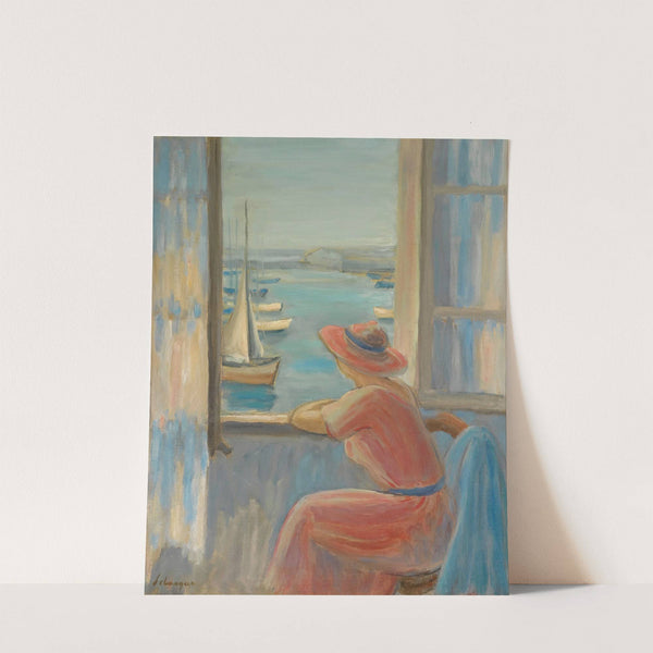 Devant La Fenêtre, Ile D’yeu (1919) by Henri Lebasque