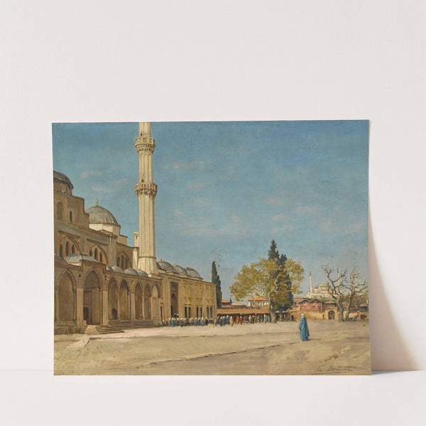 Devant La Mosquée, Constantinople by Ernest Buttura