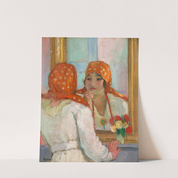 Devant le miroir à l’Ile-d’Yeu (1919) by Henri Lebasque