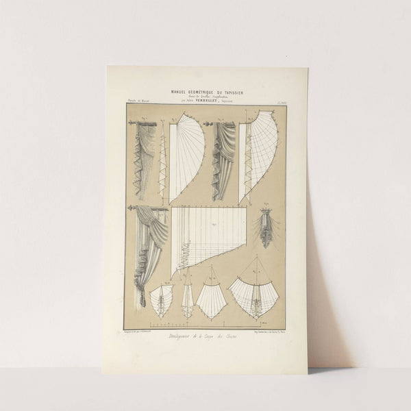 Développement de la coupe des chutes. (1859) by Jules Verdellet