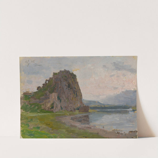 Devín - štúdia k obrazu  by Jindřich Tomec