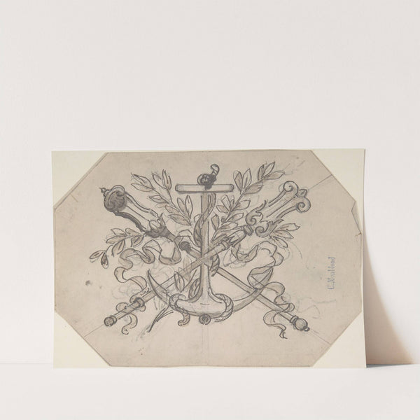 Devise with Anchor by Charles Monblond